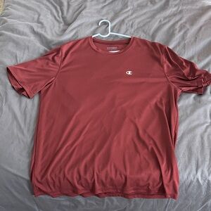 Champion Men's Maroon Short Sleeve Tee